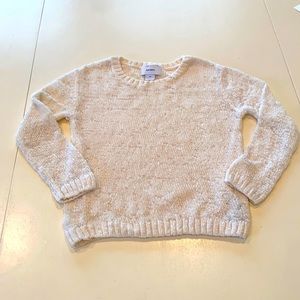 Chenille Sweater Size 3 Ivory
